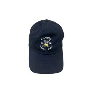 2020 US Open Winged Foot Navy Blue Golf Hat USGA Adj Strap Back